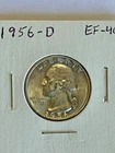 1956D US Washington SILVER Quarter! "Denver" Mint!