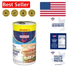 Swanson Ready-to-Eat White Chunk Chicken Breast - Versatile & Delicious Packs