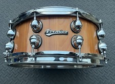 Premier Genista “Rainbow Wood” Birch 5.5" X 14" Snare Drum- SP ED- Puresound