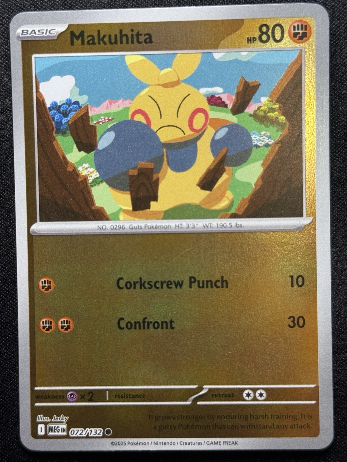 Makuhita 072/132 Me01: Mega Evolution Reverse Holo NM