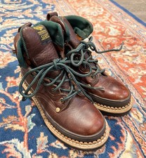 Georgia Boot Georgia Giant Boots Women  s 6 M Brown Steel Toe Work EH G3374