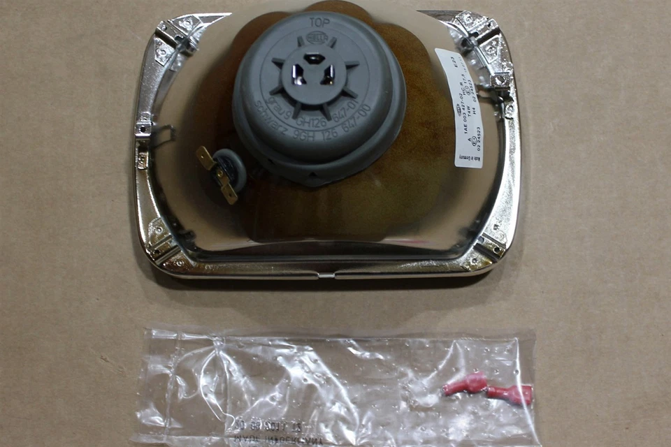 Farol 91-93 Jeep Cherokee Comanche 4740512 com lâmpada âmbar NOS fábrica OEM - Imagem 2 de 4