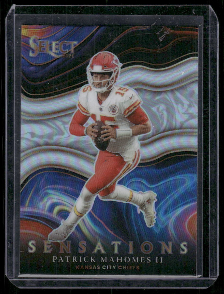 2021 Panini Select - Sensations Patrick Mahomes II #SEN-1 Silver Prizm