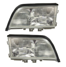 SCHEINWERFER H1 H1 H3 VORNE RECHTS + LINKS f&uuml;r MERCEDES C W202 03.1993-08.1996