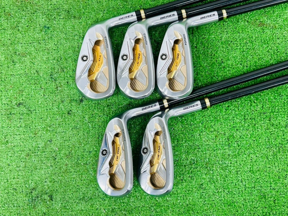 Honma Beres IS-02 Forged Iron Set 8-11+AW RH Armrq6 45 Regular Graphite EL3450 - Image 2 of 4