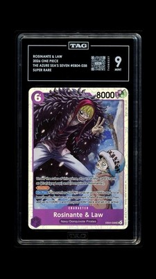 Chaos　TCG　箔押しサイン　煌めく水面　快盗天使　ブルーエンジェル Rosinante & Law EB04-038 The Azure Sea's Seven Foil for sale