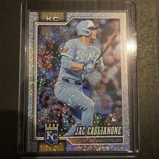 2026 Topps Series 1 Jac Caglianone Confetti Celebration Exclusive #138 Royals