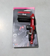 Minoura I live Multiple Accessory Holder with Bell in Red *BRAND NEW*
