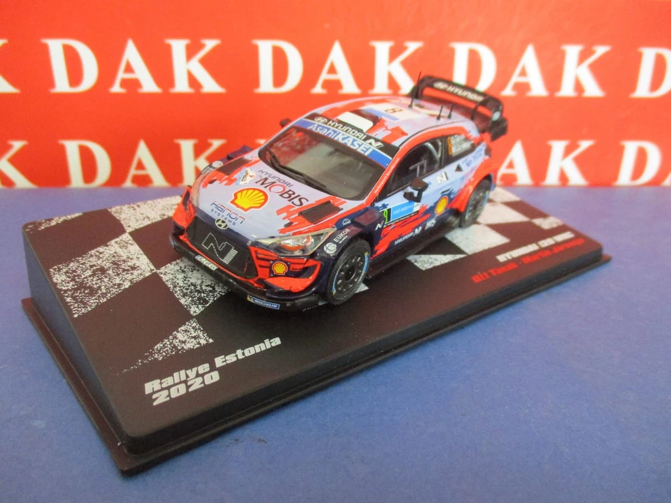 Die cast 1/43 Modellino Auto Hyundai i20 WRC Rally Estonia 2020 O. Tanak*** - Immagine 2 di 4