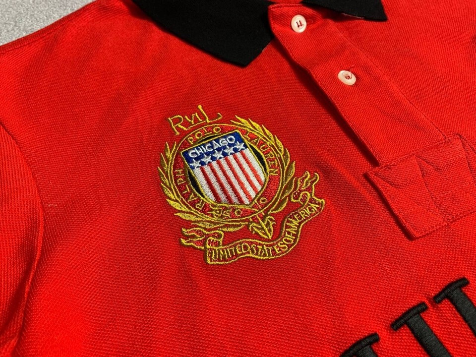 Polo Ralph Lauren Polo T-Shirt Chicago USA #3 Big Pony