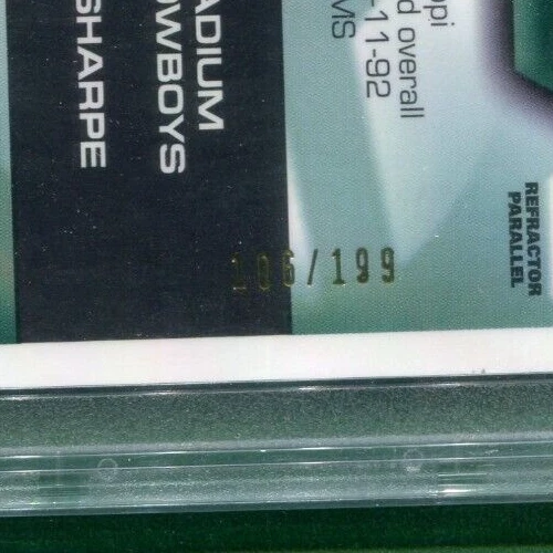 BRETT FAVRE PACKERS 2007 TOPPS CHROME FLIGHT TO 420 CARD #56 REF #106/199 PSA 10 - Image 4 of 4