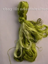 Chinese 100%real natural mulberry silk,hand-dyed embroidery silk floss/thread