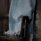 Teal British Made Rustic Wool Blanket - Quality Warm Country Farmhouse