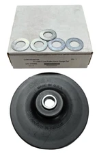 CGW 5" x 5/8-11 Rubber Back-Up Pad with Smooth Face for Low Profile Grinder USA
