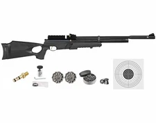 Hatsan AT44PA-10 Pump Action QES Air Rifle with Targets and Pellets Bundle