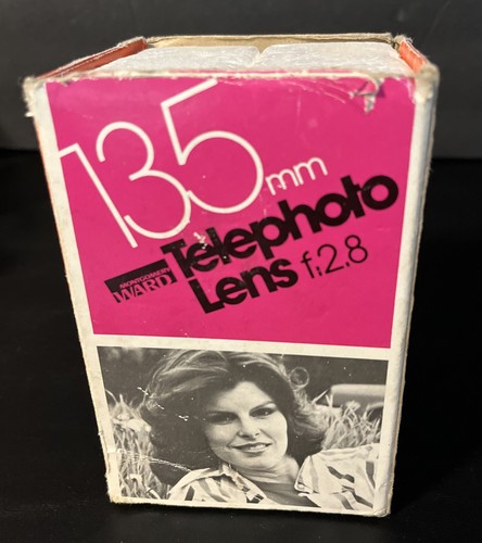 Vintage Montgomery  Ward 67-582 Auto Telephoto Lens F=135mm -Japan
