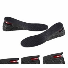 Height Increase Insoles Taller Cushion Shoes Insoles 3-Layer Heel Insert for Men