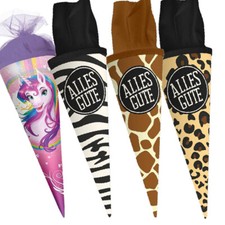 Geschwister Schultüte 35cm Giraffe Zebra Ein...