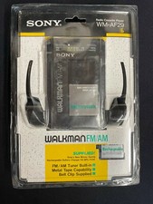Vintage 1990 Walkman Radio Cassette Player Rechargeable Battery NIB