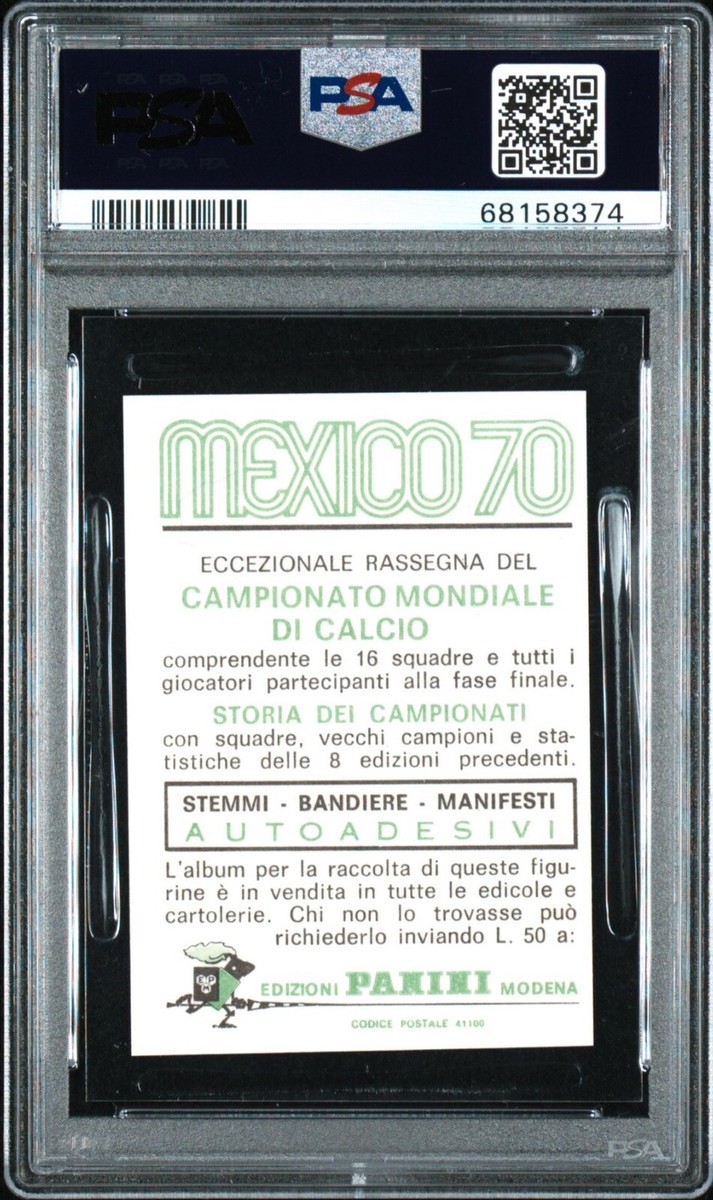 1970 Panini World Cup Mexico 70 Leao SP PSA 7 *8374 Brazil