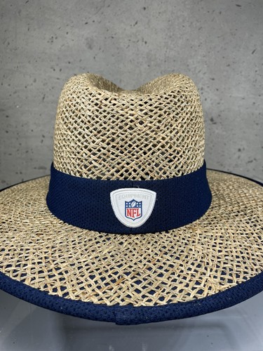 New Era Seattle Seahawks Straw Hat Official On Field Hat NFL Football New - Picture 3 of 4