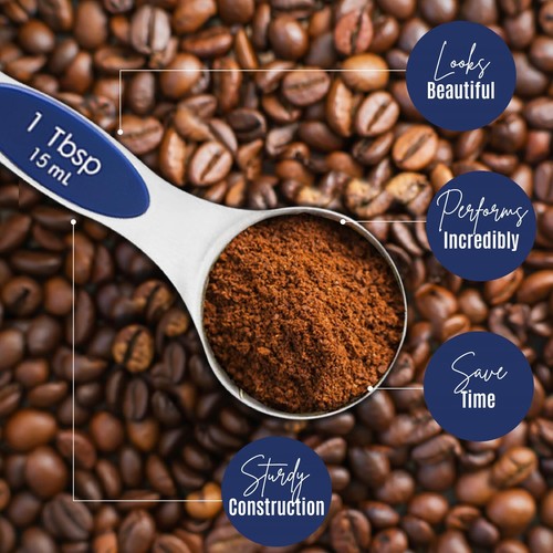 Magnetic Dual Sided Measuring Spoons w/ Leveler Stainless Kitchen Tool -Set of 9 - Picture 66 of 116