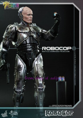 Perfect Hot Toys Mms265 1/6 Robocop Battle Damaged Version Action