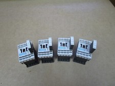 LOT OF 4 SIEMENS CONTACTOR 3RH1122-2BB40 24V COIL 10A w/ 3RT1916-1EH00