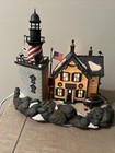 Dept. 56 New England Village Series Trinity Ledge Damage To Fence Last Photo