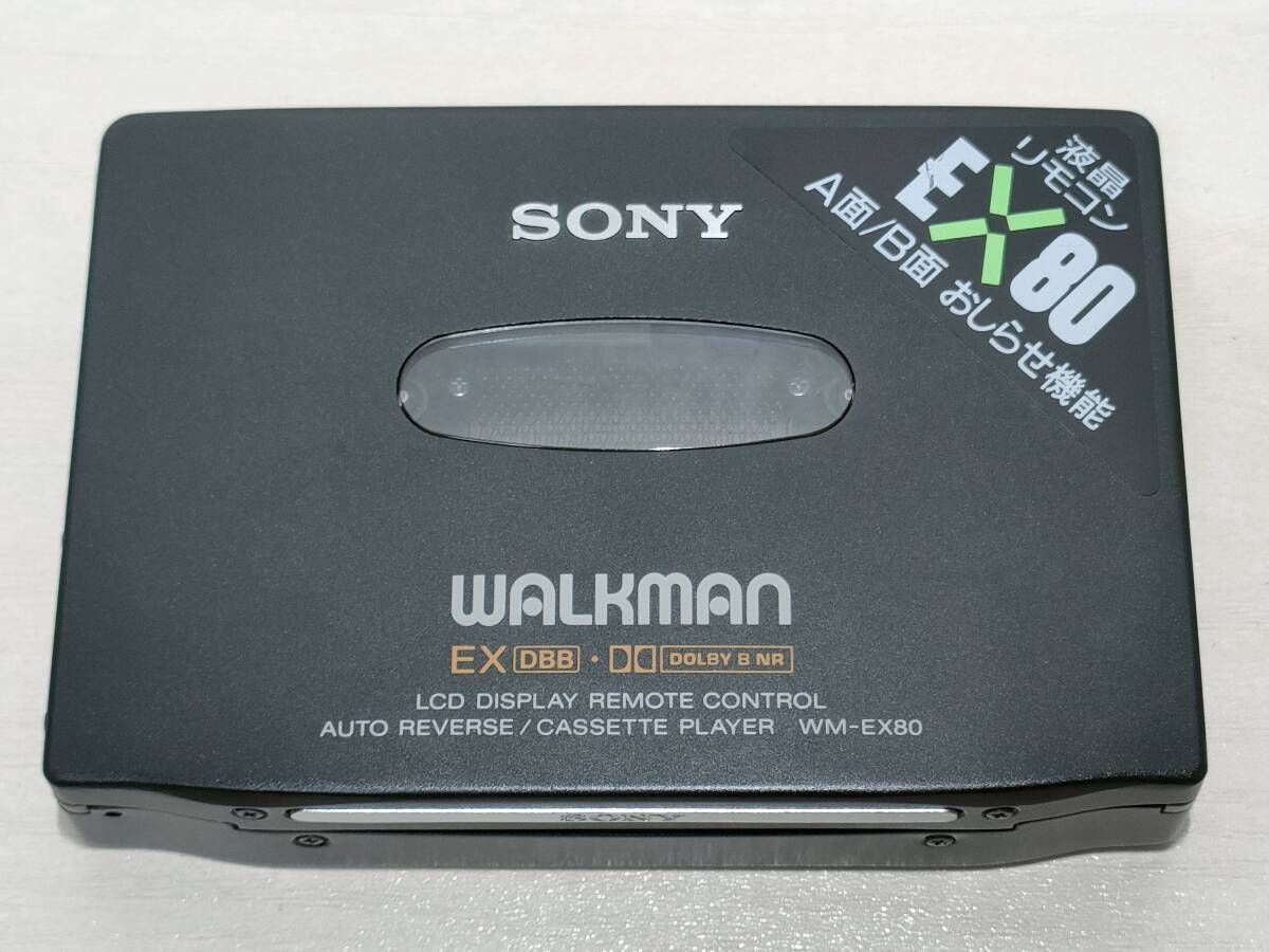 SONY　WALKMAN　WM-EX80 Sony WM-EX80 Walkman Cassette Player, Awesome Black ! For