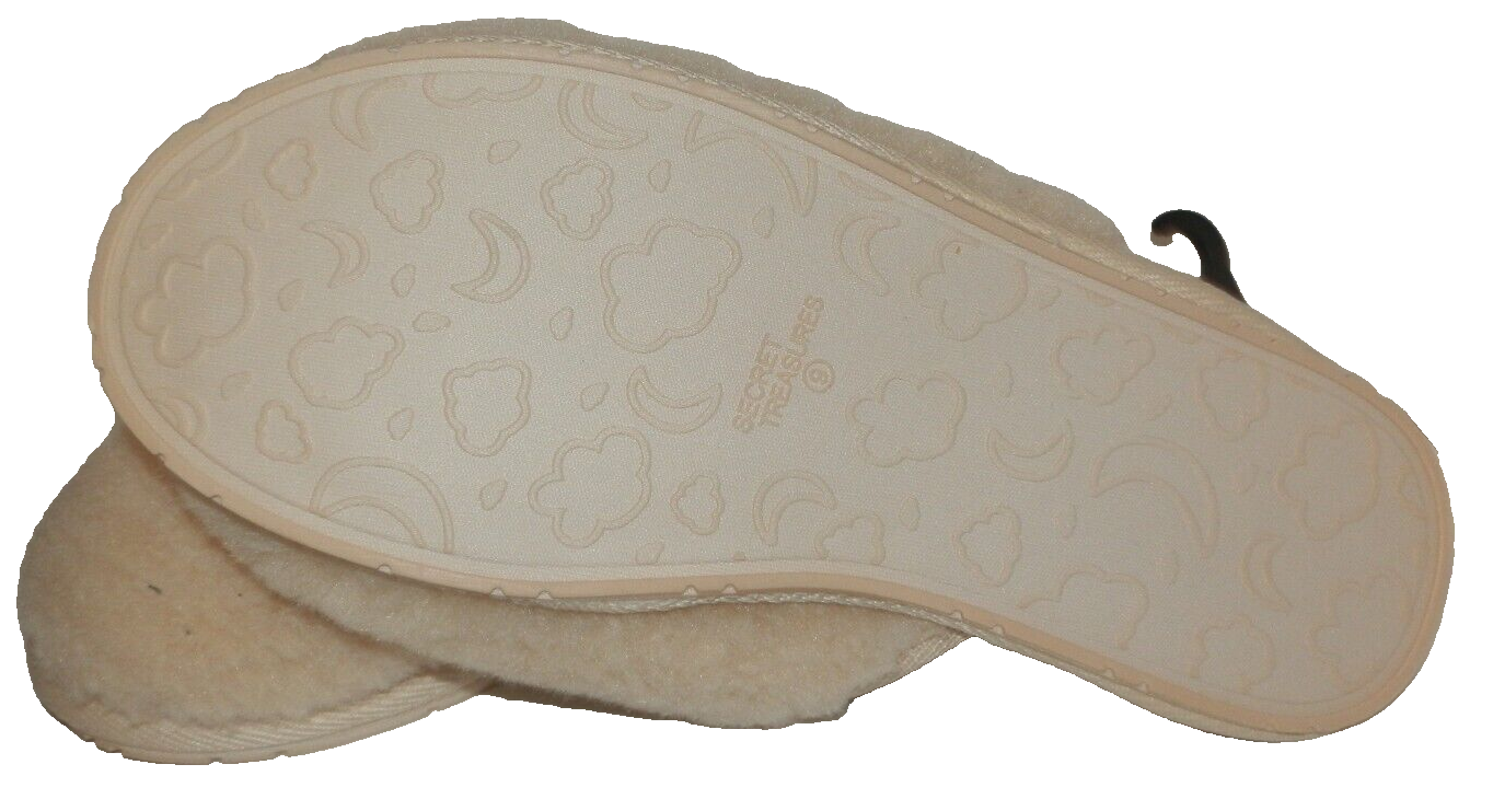 SAOLA Ciabatte donna nuove taglia 9 beige tesori segreti zoccoli graffi suola rigida