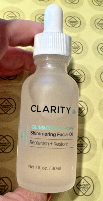 CLARITY RX Glimmer of Hope Shimmering Facial Oil 1oz FS - NEW Sealed RTL $58