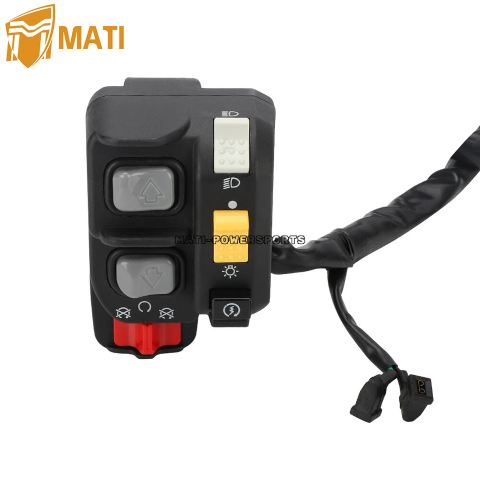 Interruptor de manillar de parada de arranque de cambio eléctrico para Honda Rincon 680 TRX680 2008-2014 Foto 4 de 4