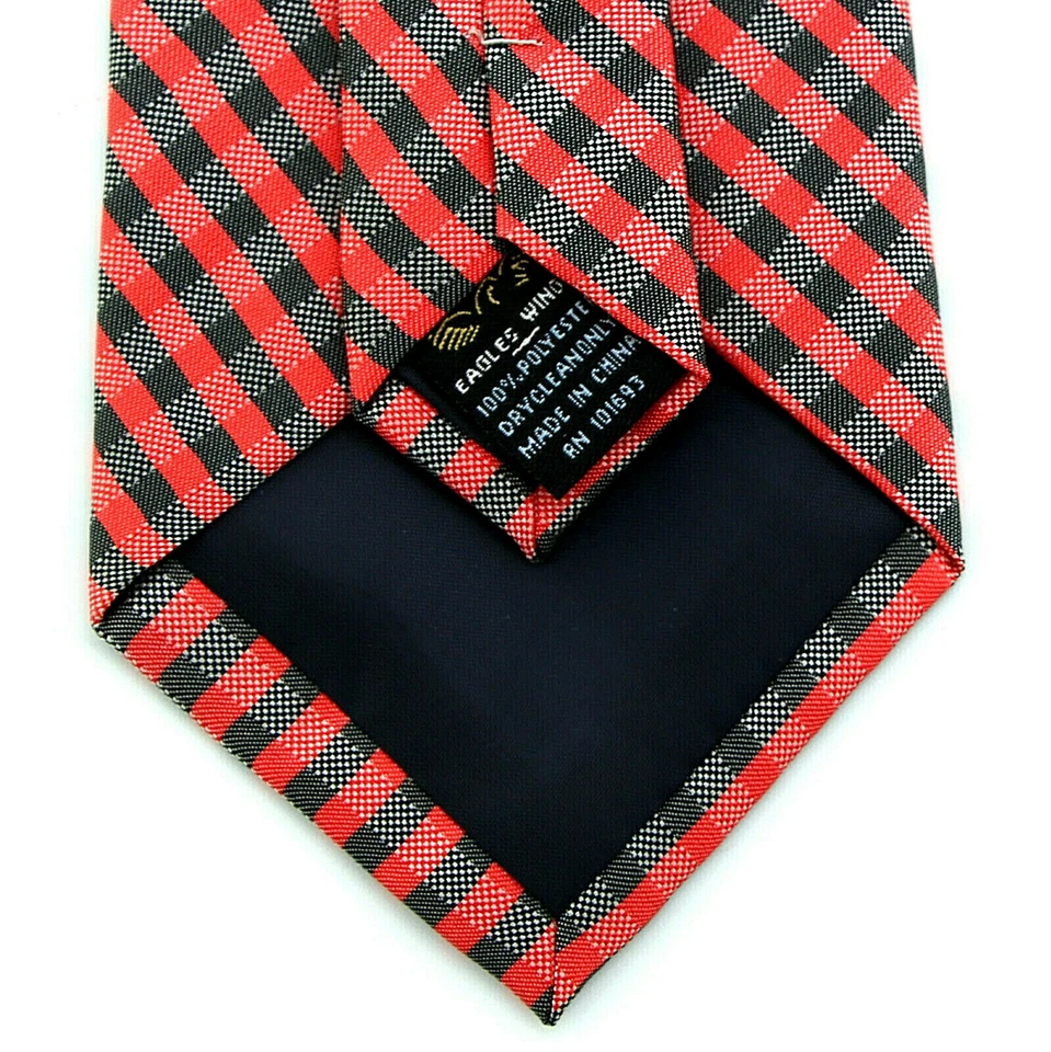 Corbata Louisville Cardinal para hombre con licencia universidad a cuadros roja Foto 3 de 3