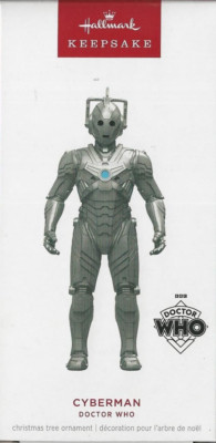 Hallmark Keepsake 2024  BBC Doctor Who CYBERMAN Christmas Ornament NEW
