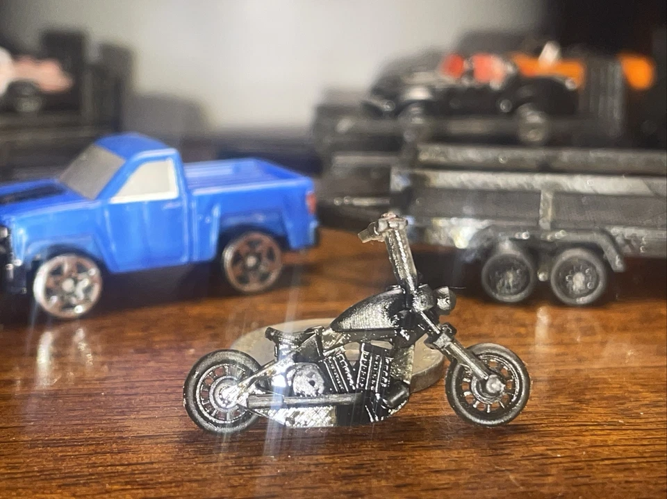 MicroMachines Scaled Harley Bike Style B Other Vehicles NOT Included Not 🎨 - Image 2 of 3