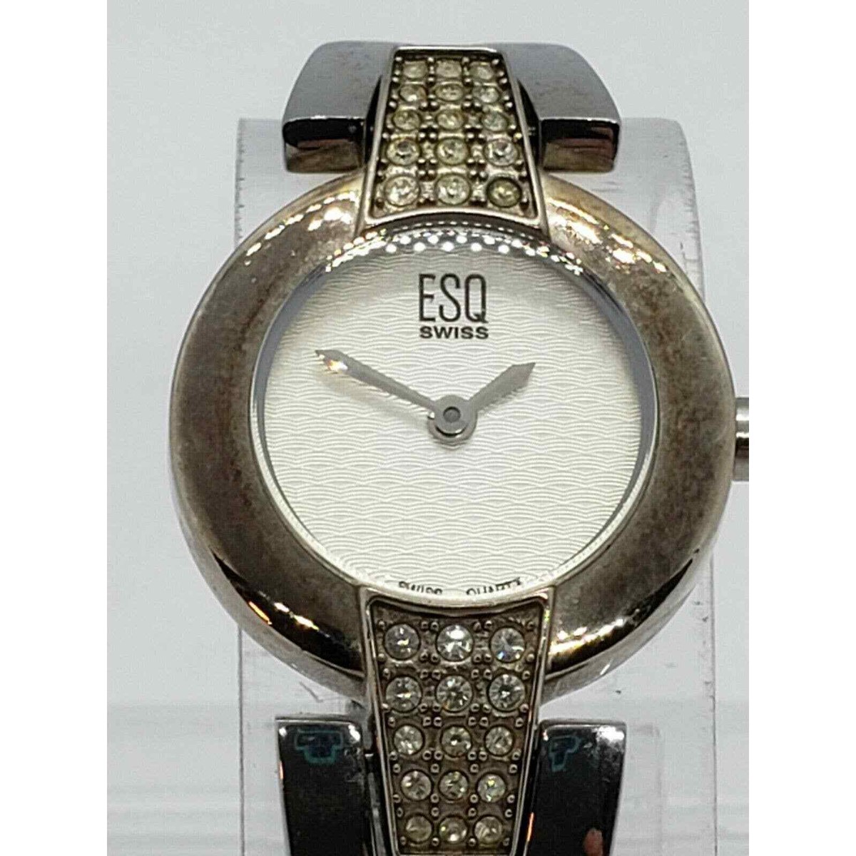 ESQ By Movado 23mm LADIES SWISS QUARTZ E5226 Needs A New BATTERY