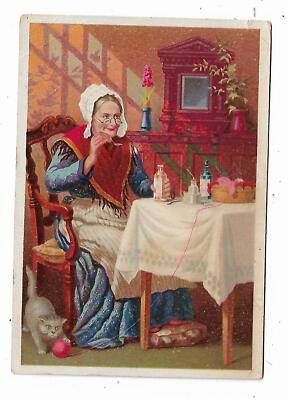 Quack Medicine Trade Card Drs Starkey & Palen Phila Compound Oxygen Treatment