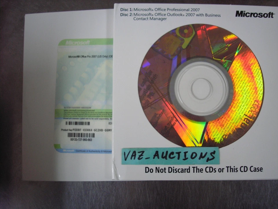 Microsoft Office 2007 Professional Full English Version MS Pro=BRAND NEW SEALED= - Image 2 of 2