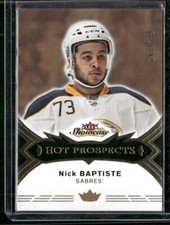 2016-17 Upper Deck Fleer Showcase - Hot Prospects Nick Baptiste #119 /399 (RC)