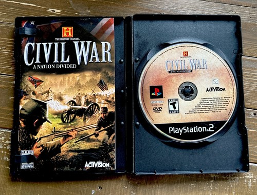History Channel: Civil War A Nation Divided (Playstation 2, PS2, 2006) Complete - Picture 4 of 8