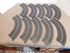 10 Pieces Tyco Ho Slot Car Curve Track 9 R B-5749