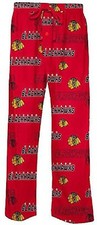 Chicago Blackhawks Men's NHL Red Slide Cotton Pajama Pants