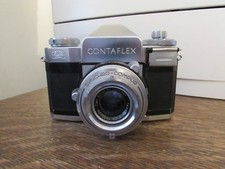 Vintage Zeiss Ikon 35mm Contaflex Carl Zeiss Nr 1665381 Tessar f 1:2,8 50mm Lens