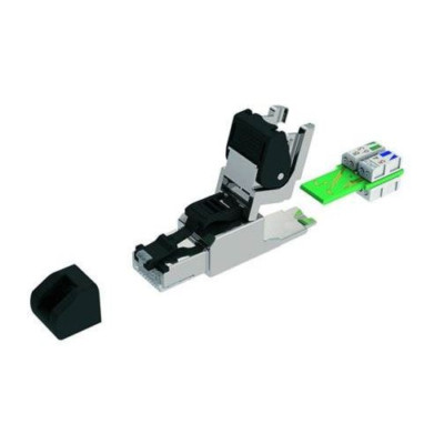 Belden R301602000S1, 1.5 A, IP20, Ethernet Cable RJ45 Plug Connector Kit, 1pc