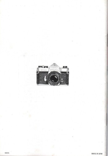 Pentax Spotmatic 35mm camera operating manual (50 pages/1967) - Picture 2 of 5