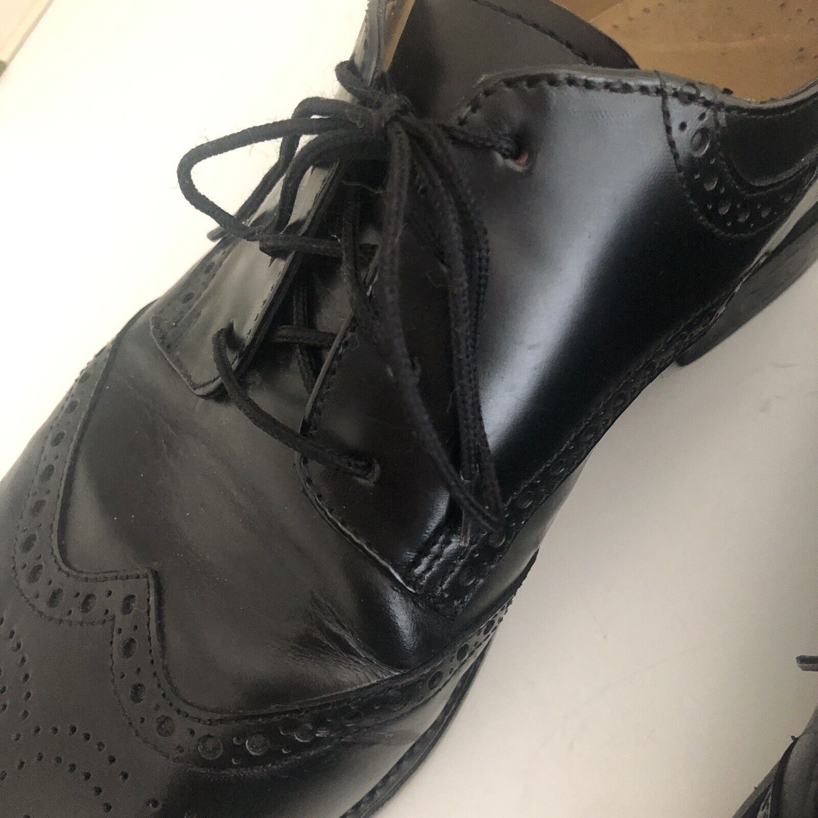 Hitchcock Wide Shoes For Men Size 12 Black Genuin… - image 6