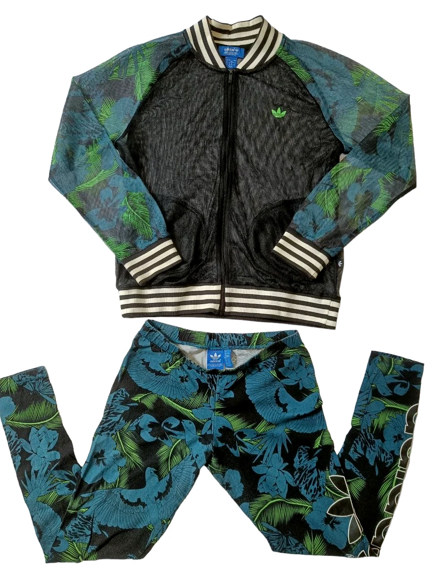 Adidas Originals Hawaii Damen Traininganzug Gr. S M 38 Set Jacke Leggings