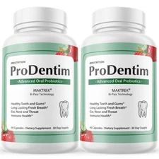 ProDentim - Oral Support Dietary Supplement 60 Capsules (2 Pack)