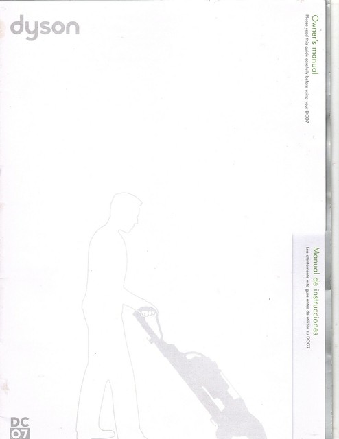 dyson upright vacuum manual